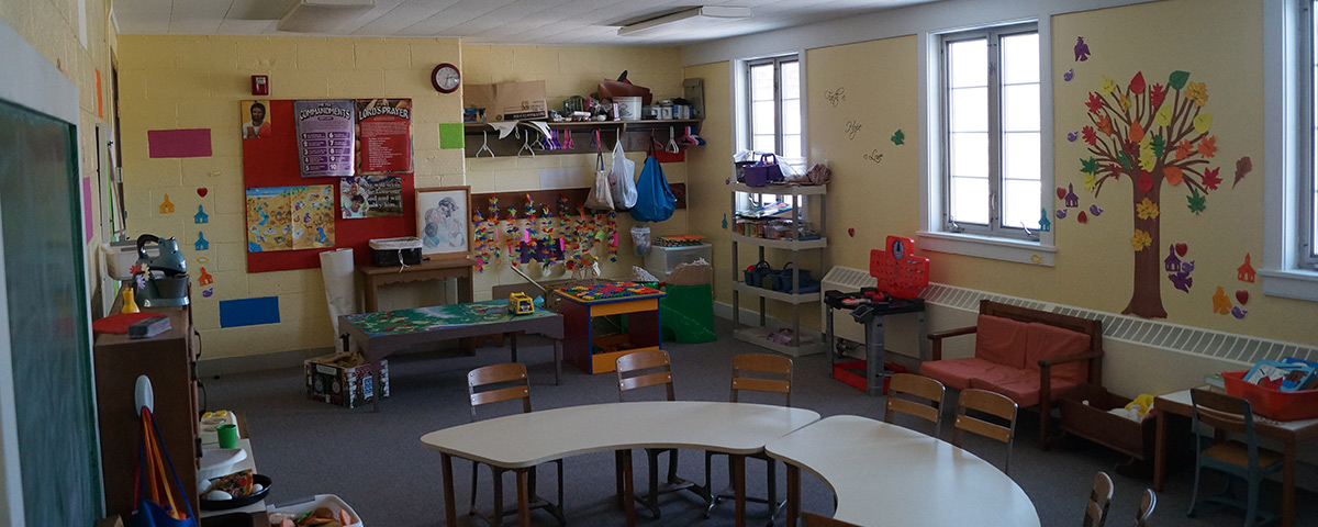 a Sunday School classroom at Centenary